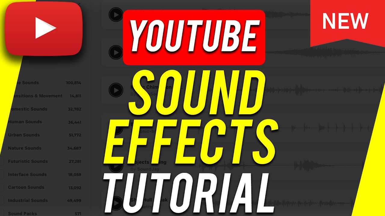 How do Youtubers get sounds for videos?