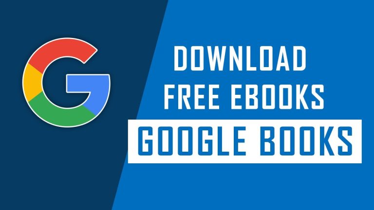 How Do I Download Free Books From Google Books?