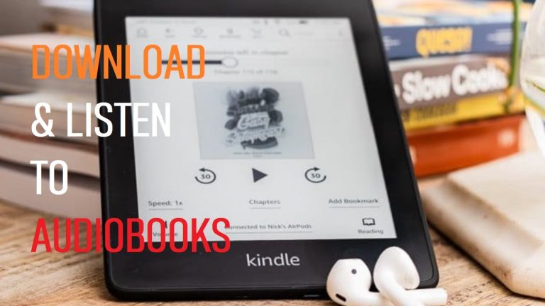How To Download Audiobooks On Kindle EReaders