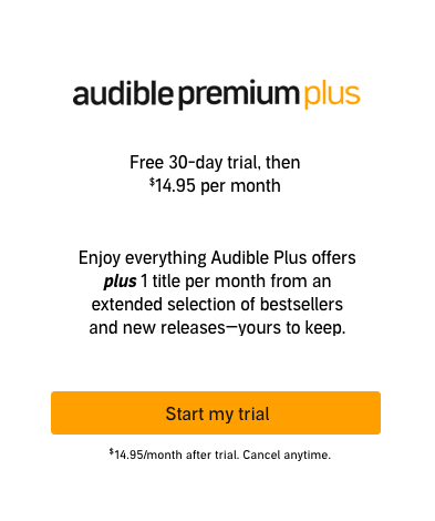 Is Audible Free Of Cost?